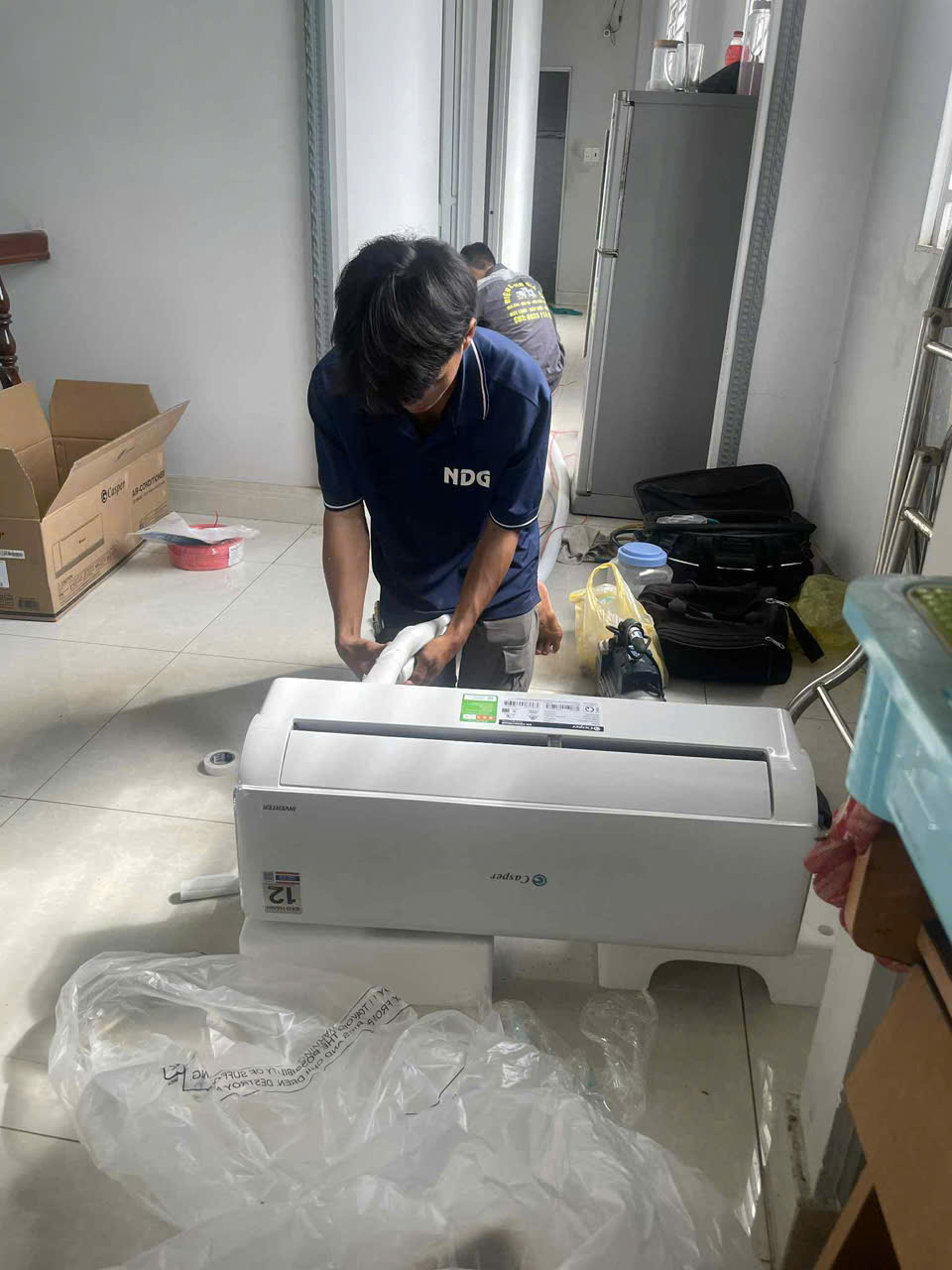 tháo lắp máy lạnh Biên Hòa