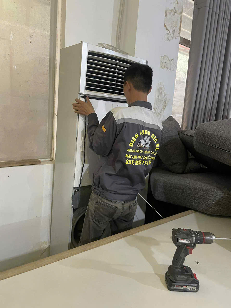 tháo lắp máy lạnh Biên Hòa